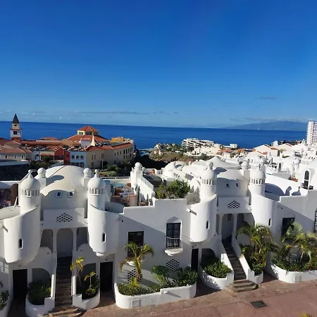 公寓 Adeje Paradise 25-a Duplex Ocean Views And Heated Pool 阿德耶